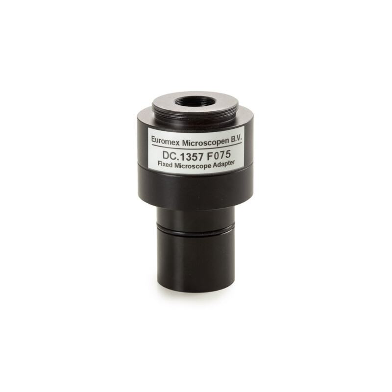 Euromex Adaptador de câmera DC.1357, objetivo 0.75x, C-Mount, f. tubo Ø 23.2mm, eixo curto
