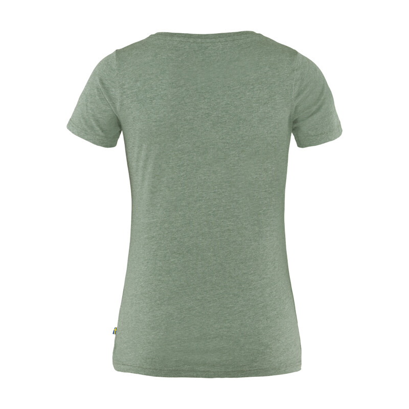 Fjällräven 1960 Logo T-Shirt W, 614-999 Patina Verde-Melange, M