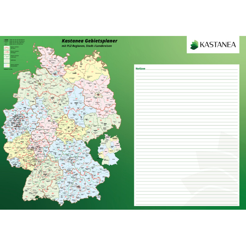 Kastanea Deutschland mit Gebietsplaner