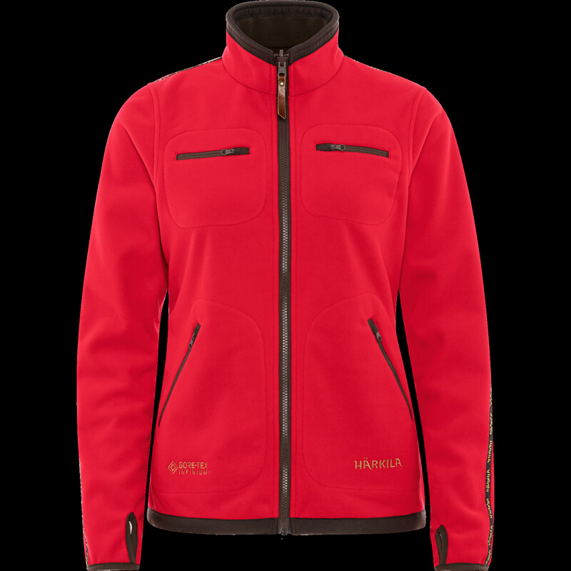 Härkila Casaco de lã Kamko para mulher, castanho/vermelho, tamanho S