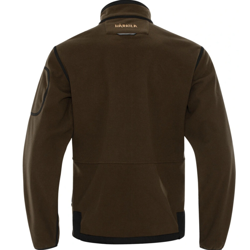 Härkila Casaco polar Kamko, verde caça/laranja blaze, tamanho XL