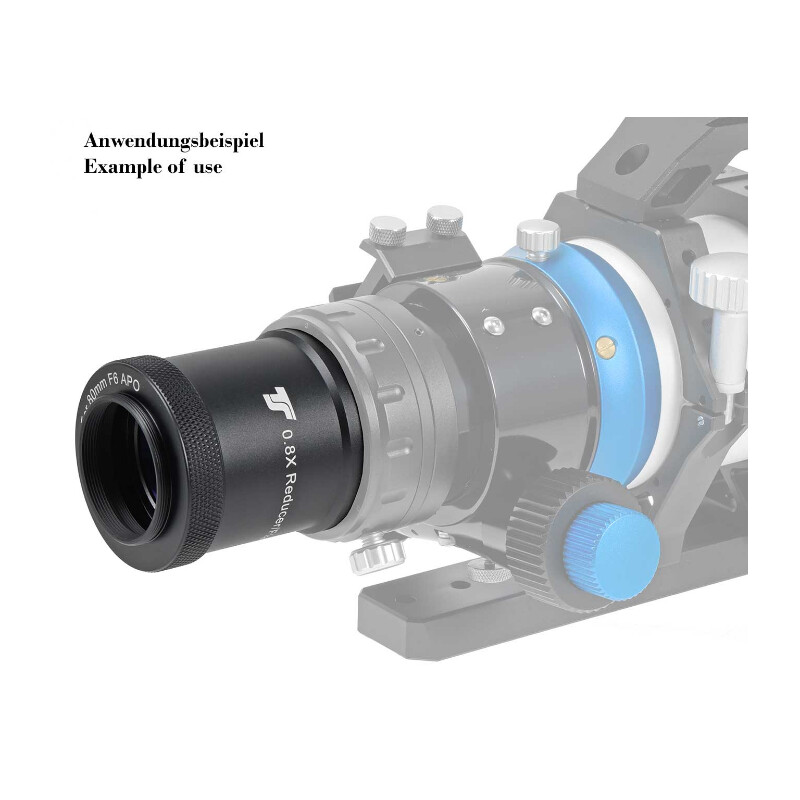 TS Optics Refrator apocromático AP 80/480 CF-APO f/6 FPL55 Triplet OTA