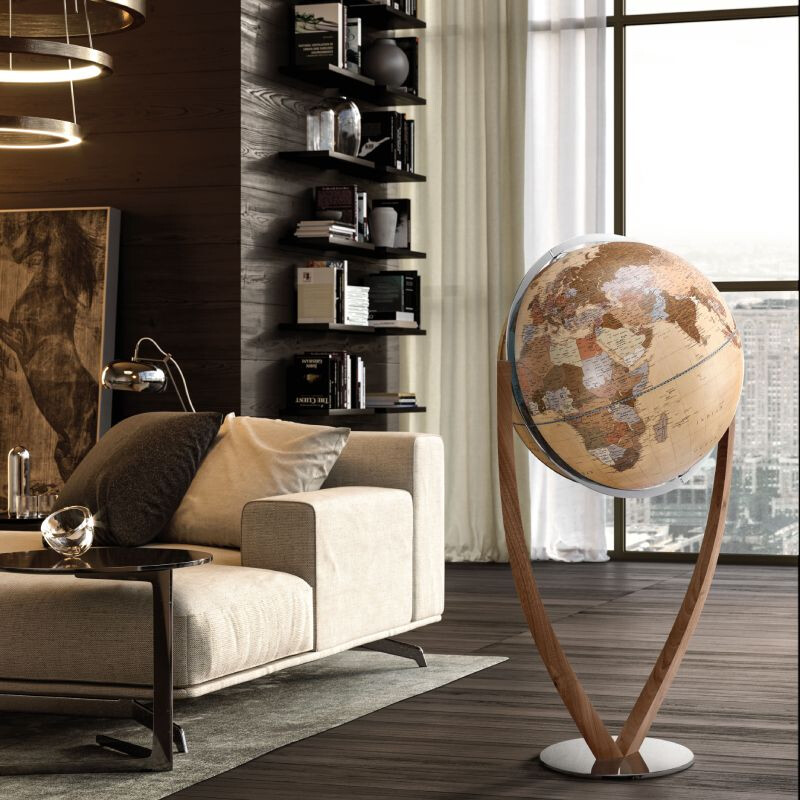 Zoffoli living Globo com pedestal Vertigo Apricot 60cm