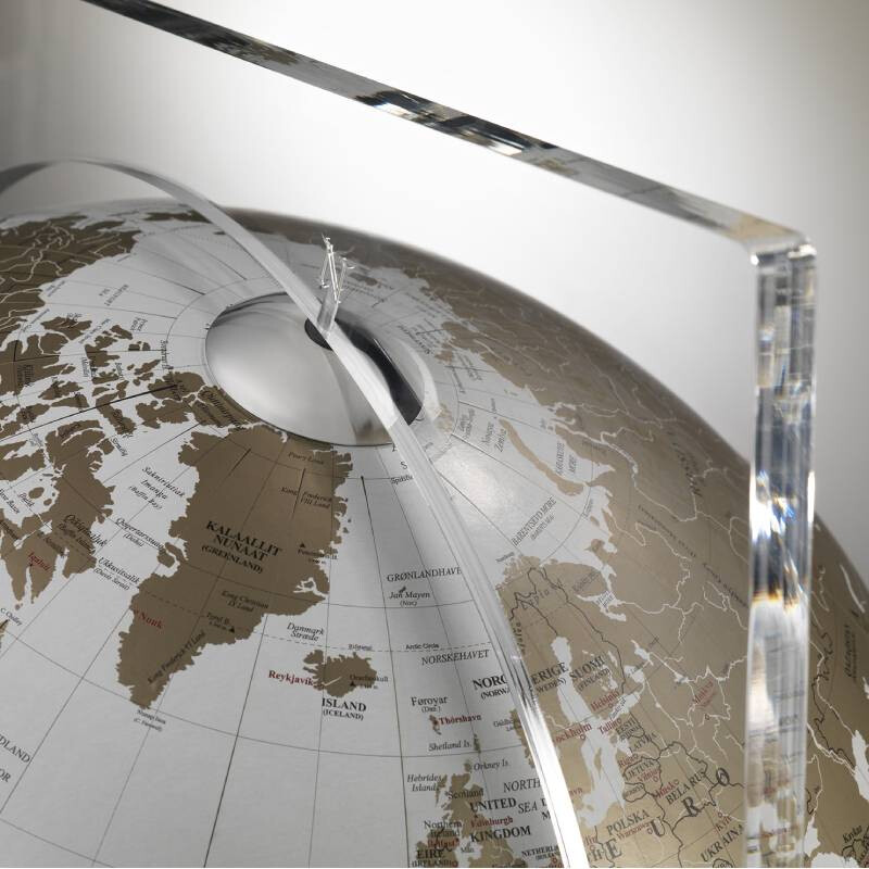 Zoffoli living Globo com pedestal Artico White 40cm