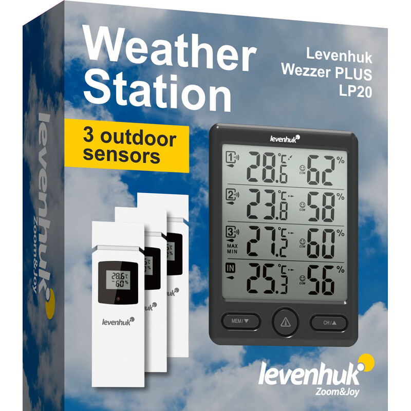 Levenhuk Estação meteorológica Wezzer PLUS LP20