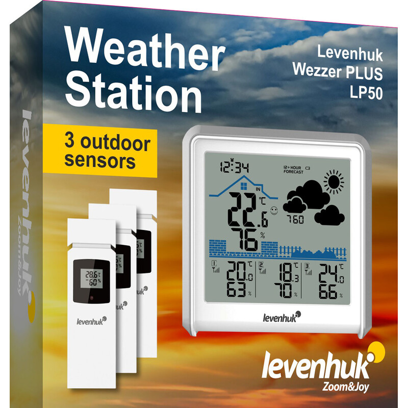 Levenhuk Estação meteorológica Wezzer PLUS LP50