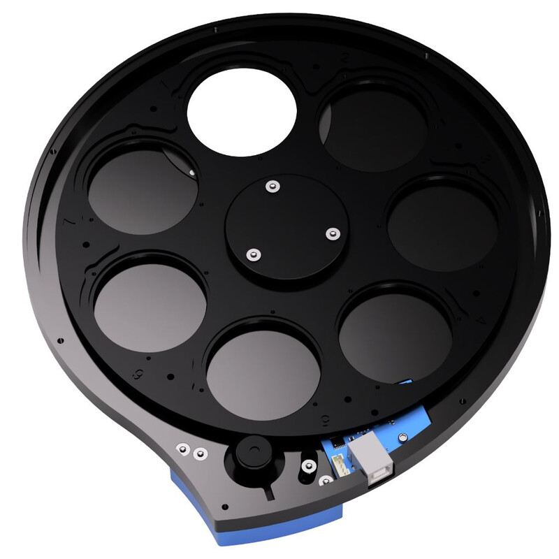 PegasusAstro Roda de filtros Indigo + Filtros LRGB Optolong 2"
