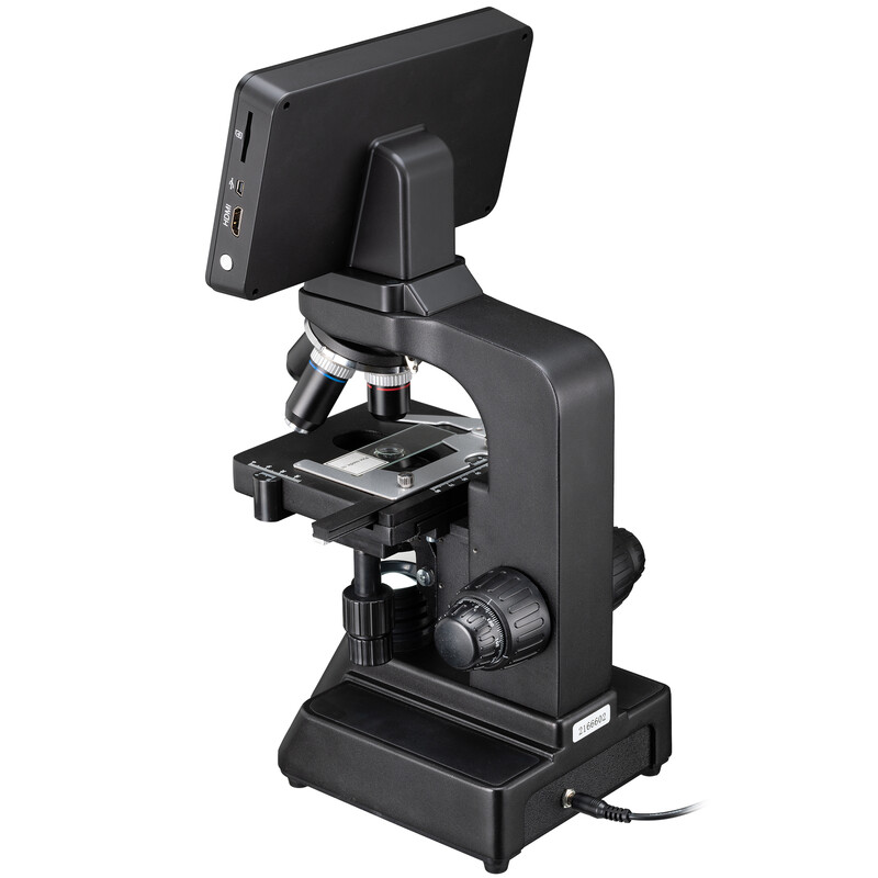 Bresser Microscópio LCD Researcher, ecrã, 40x-600x, DL, LED, 16MP