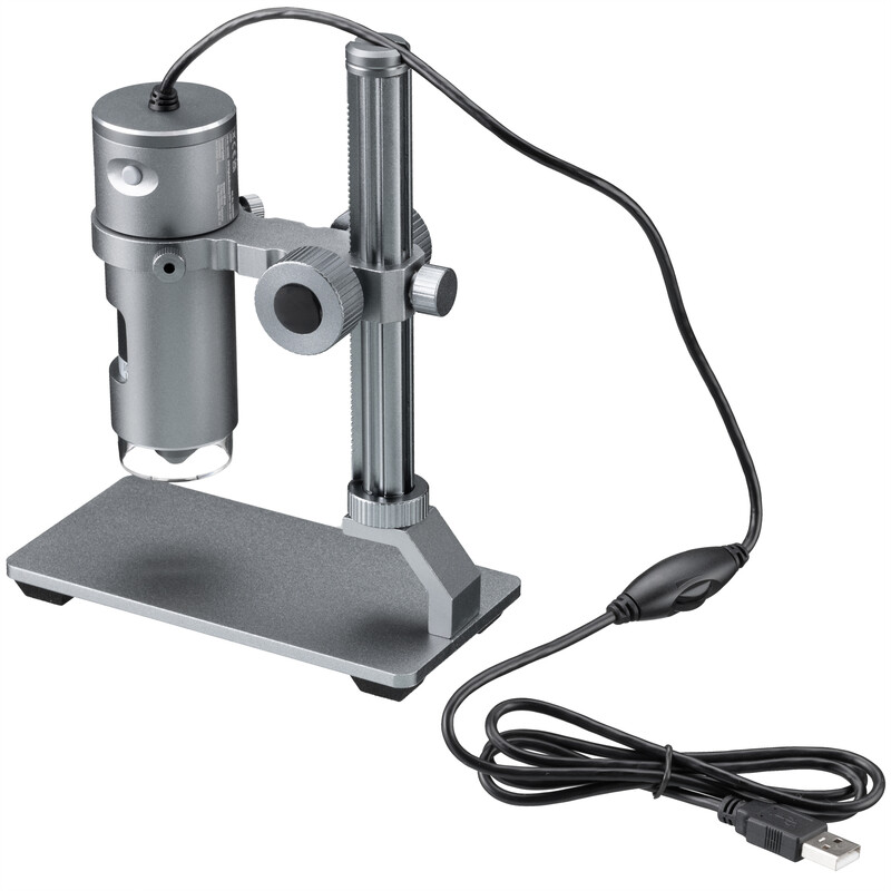 Bresser Microscópios digitais USB DST-1028, ecrã, 10x-280x, AL LED 5.1MP