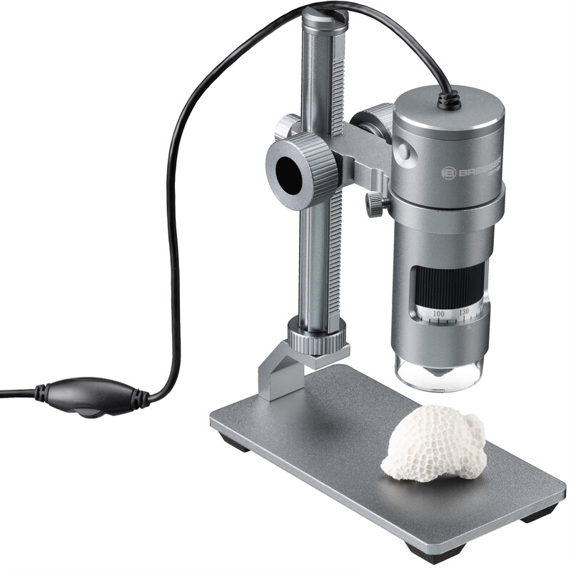 Bresser Microscópios digitais USB DST-1028, ecrã, 10x-280x, AL LED 5.1MP