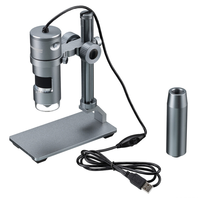 Bresser Microscópios digitais USB DST-1028, ecrã, 10x-280x, AL LED 5.1MP