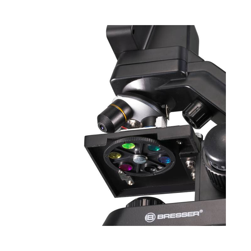 Bresser Biolux Touch, ecrã, 30x-1125x, AL/DL, LED, 5 MP, HDMI, Microscópio para escola e passatempo