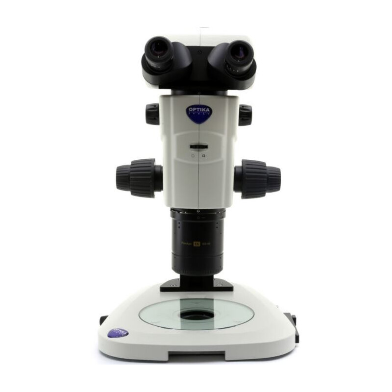 Optika Microscópio estéreo zoom SZR-180, trino, CMO, l.d. 60mm, 10x/23, 7.5x-135x, LED, paragem por clique