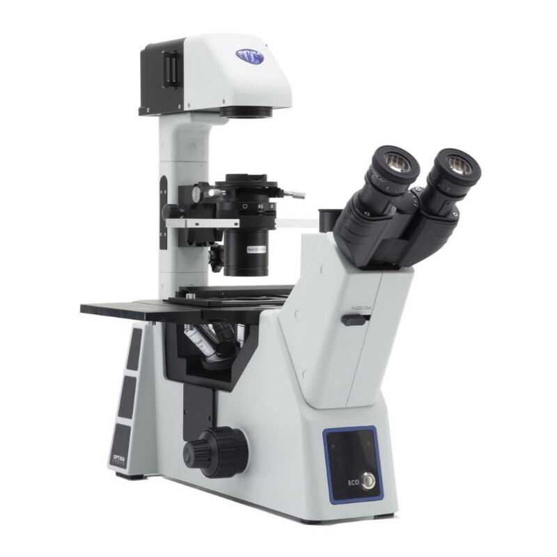 Optika Microscópio invertido IM-5, trino, invers, 10x24mm, LED 8W w.o. objectives