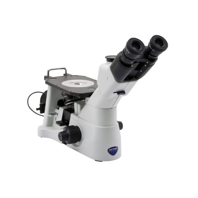 Optika Microscópio invertido IM-3METLD, trino, inverso, 10x22mm, LED 18W,