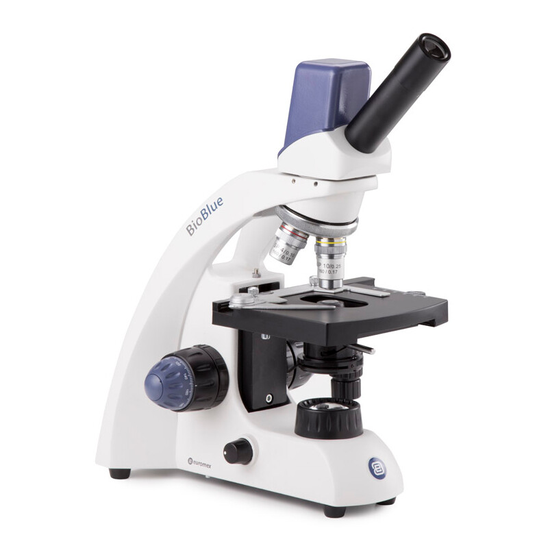 Euromex Microscópio BioBlue, BB.4245, Digital, mono, DIN, 40x - 600x, LED, 1W