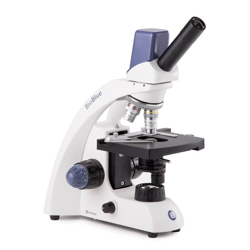 Euromex Microscópio Mikroskop BioBlue, BB.4255, digital, mono, DIN, 40x - 1000x, 10x/18, LED, 1W