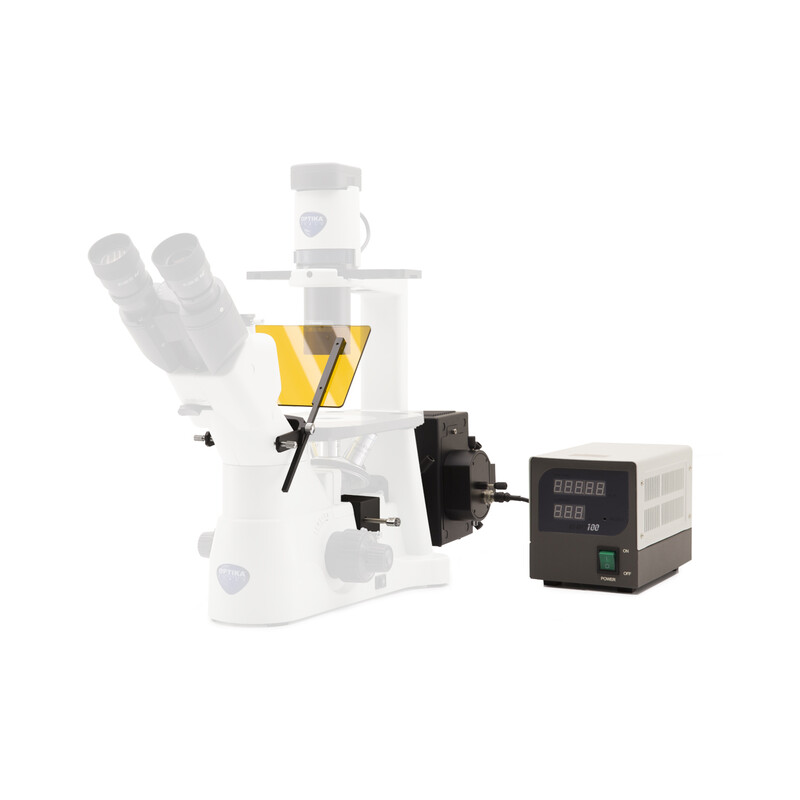 Optika Unidade de fluorescência M-797 para IM-3, HBO 100W, conjunto de filtros B & G, Suporte de filtro com 2 posições