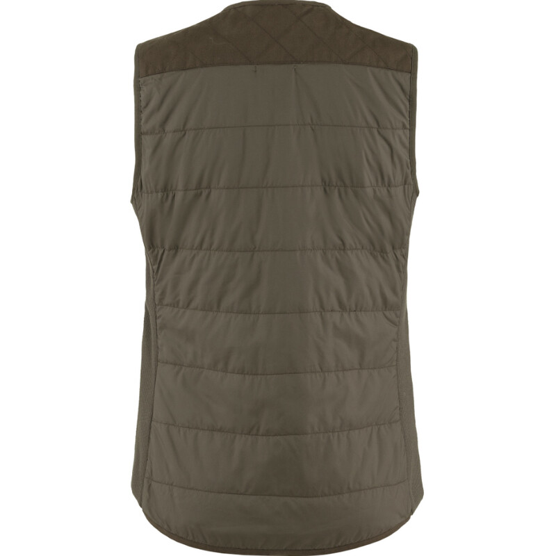 Fjällräven Colete acolchoado de lã Forest W, 633 Dark Olive, S