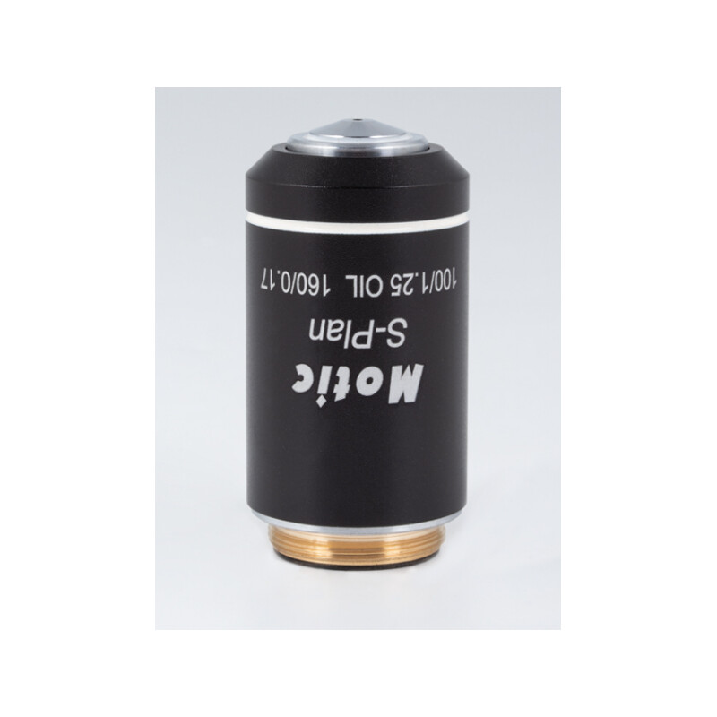 Motic objetivo Objetiva S-Plan SP100X/1.25/S-Oil (AA=0.165mm)