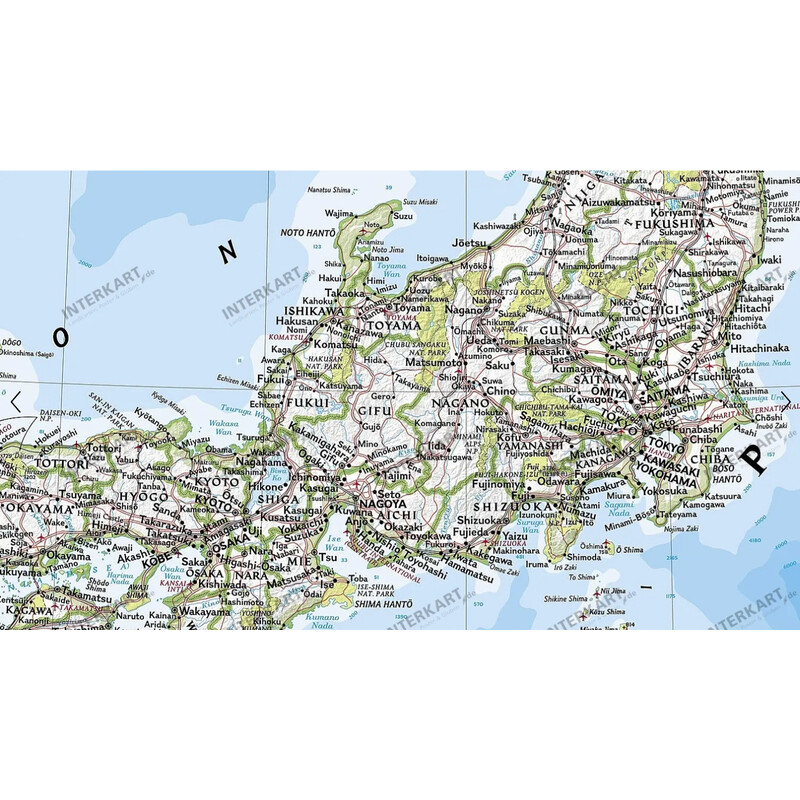 National Geographic Mapa Japão