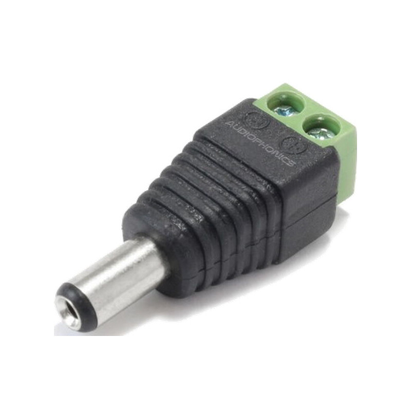 Pierro Astro Adapter Adaptador de ficha de 5,5/2,1 mm para terminais de parafuso