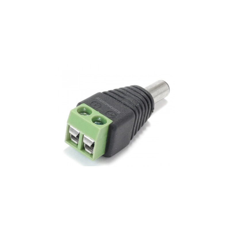 Pierro Astro Adaptador de ficha de 5,5/2,1 mm para terminais de parafuso