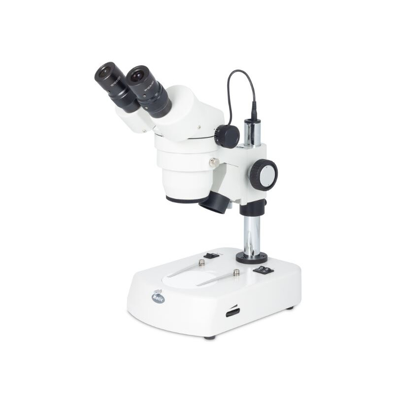 Motic Microscópio estéreo zoom SMZ140-N2LED, bino, 10x/20, Al/Dl, 3W LED