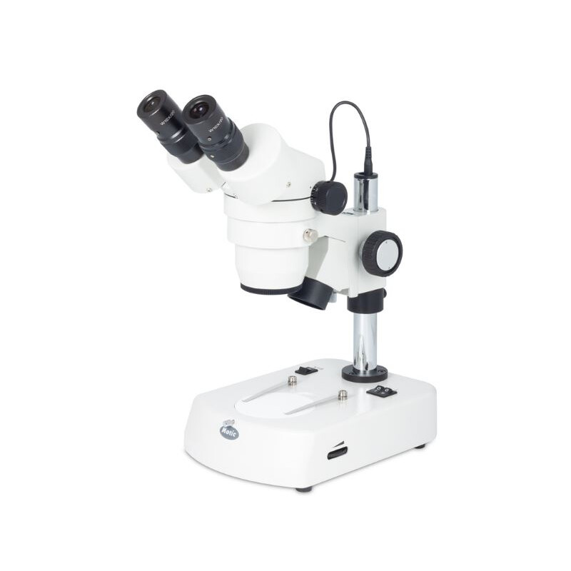 Motic Microscópio estéreo zoom SMZ140-N2LED, bino, 10x/20, Al/Dl, LED 3W