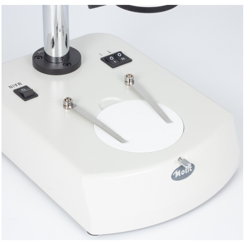 Motic Microscópio estéreo zoom SMZ143-N2LED, trino, 10x/20, Al/Dl, 3W LED
