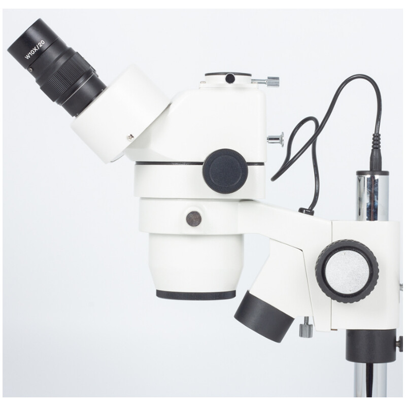 Motic Microscópio estéreo zoom SMZ143-N2LED, trino, 10x/20, Al/Dl, 3W LED