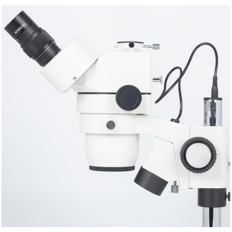 Motic Microscópio estéreo zoom SMZ143-N2LED, trino, 10x/20, Al/Dl, LED 3W