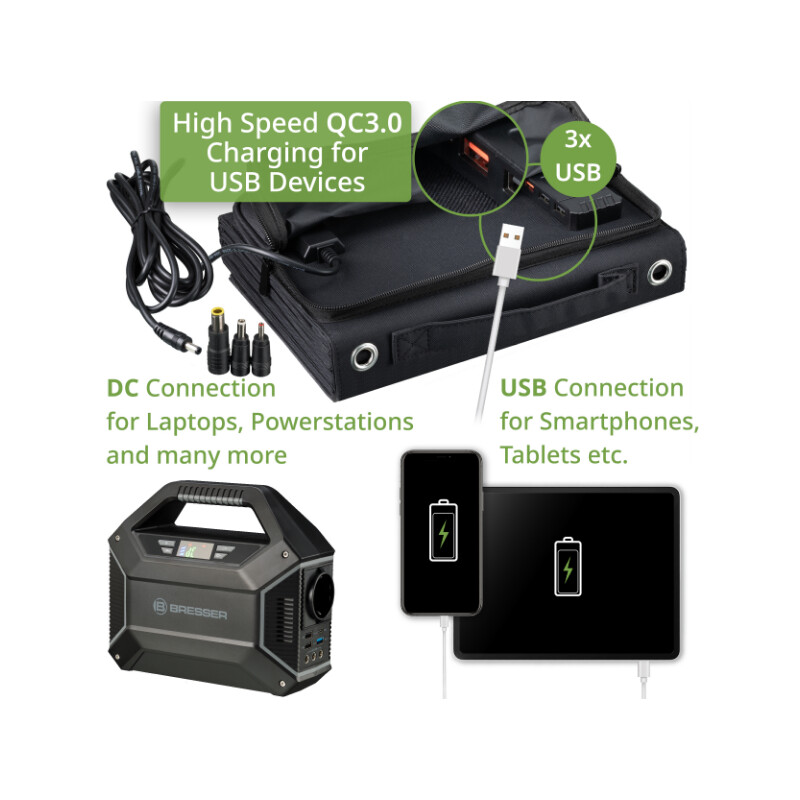 Bresser Carregador solar Mobile 60 Watt