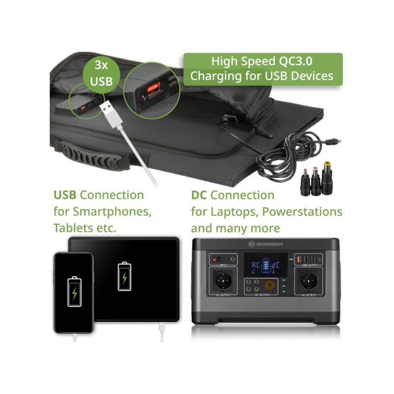 Bresser Carregador solar Mobile de 90 Watt