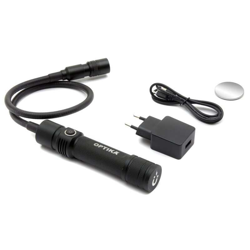 Optika Braço de iluminação CL-32 com placa de fixação magnética, USB