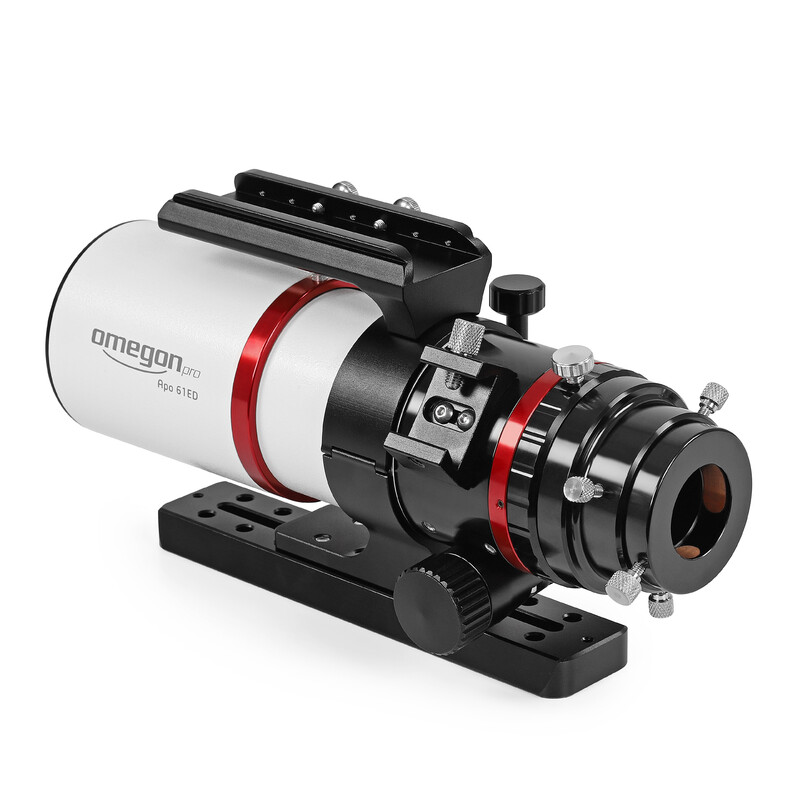 Omegon Refrator apocromático Pro APO AP 61/360 Triplet ED OTA + Pro Reducer 0.75x