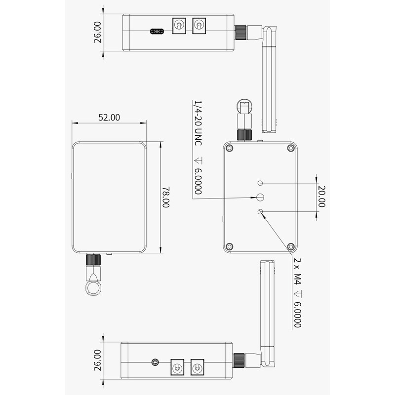 ZWO Computador para astrofotografia ASIAIR MINI