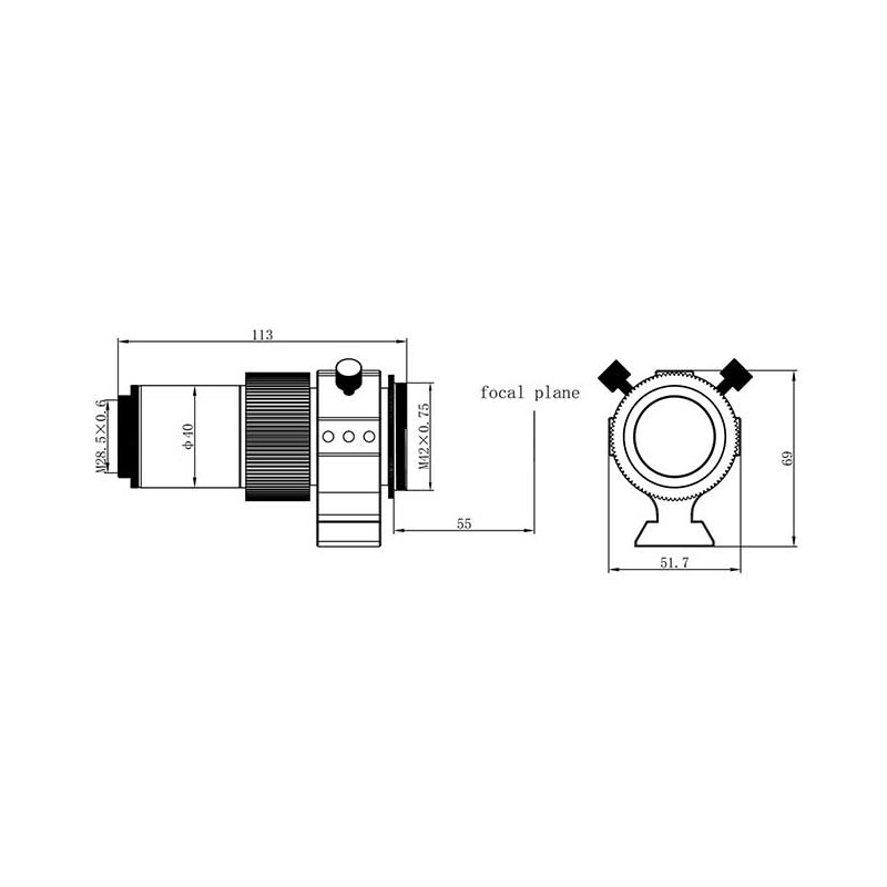 Askar Refrator apocromático AP 30/135 FMA135 OTA