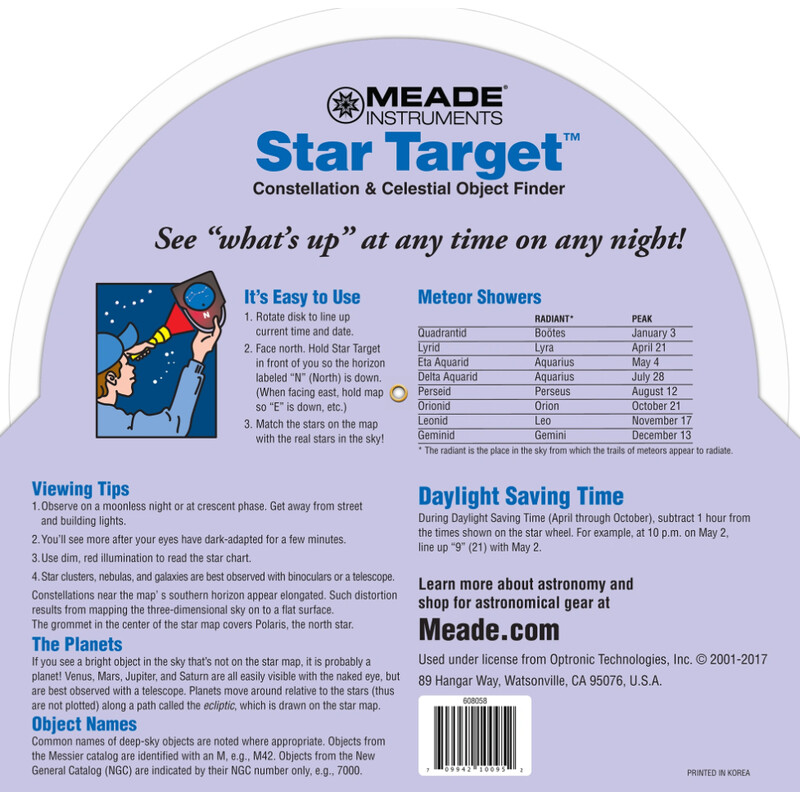 Meade Planisfério estelar