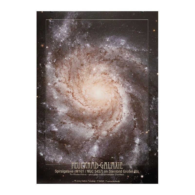 AstroMedia Poster A galáxia da roda de fogo