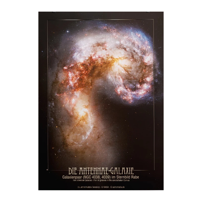 AstroMedia Poster As Galáxias das Antenas