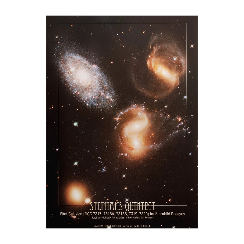 AstroMedia Poster O quinteto de Stephan