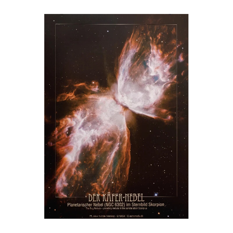 AstroMedia Poster A Nebulosa do Escaravelho NGC 6302
