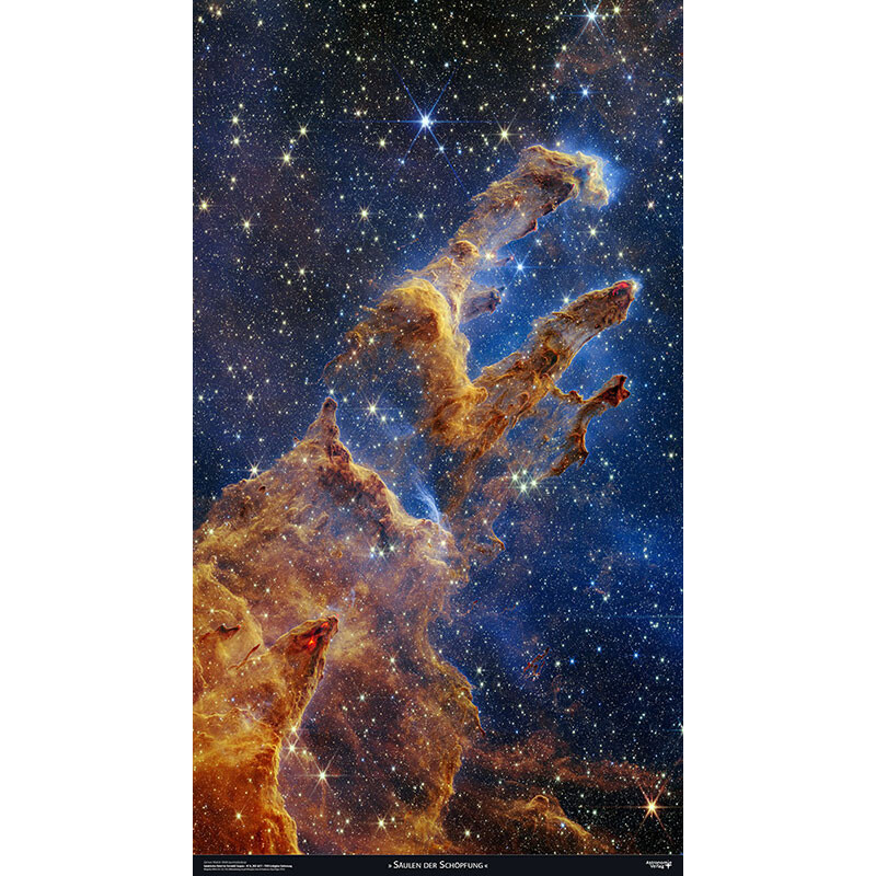Astronomie-Verlag Poster Colunas da Criação 56cm × 100cm