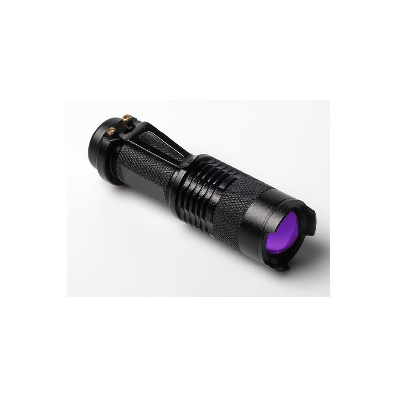 AstroMedia Lanterna para astronomia Lâmpada de zoom de luz negra