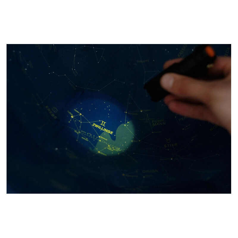 AstroMedia Lanterna para astronomia Lâmpada de zoom de luz negra