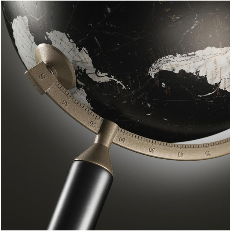 Zoffoli living Globo com pedestal Vasco da Gama All Black 40cm