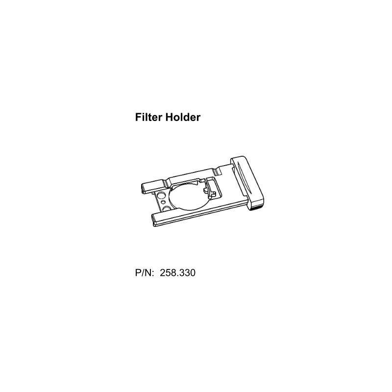 SCHOTT Suporte de filtro vazio para KL, para filtro de inserção Ø = 28mm
