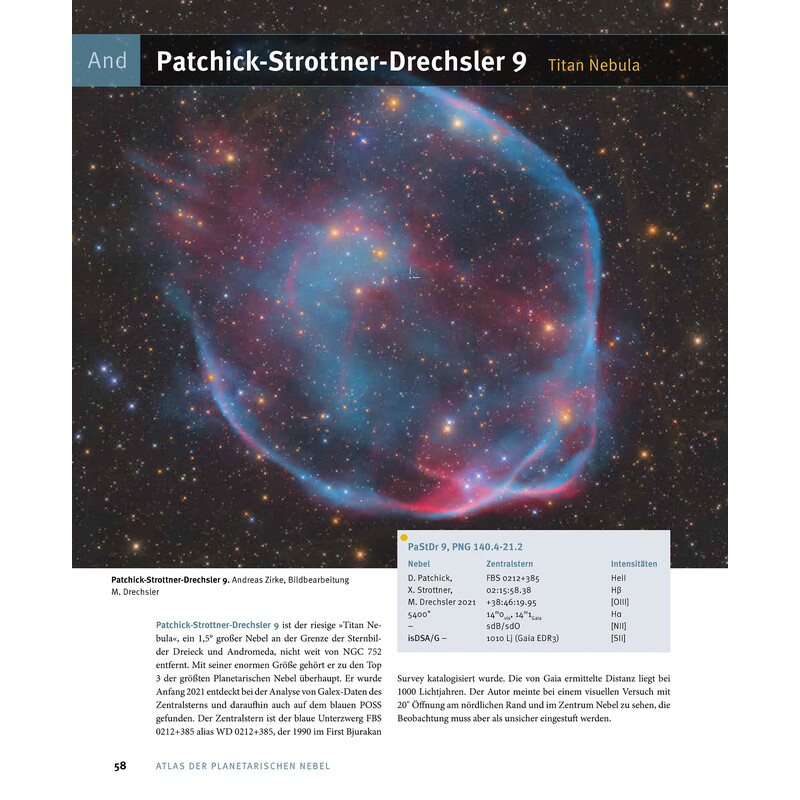 Oculum Verlag Atlas das Nebulosas Planetárias Volume 1