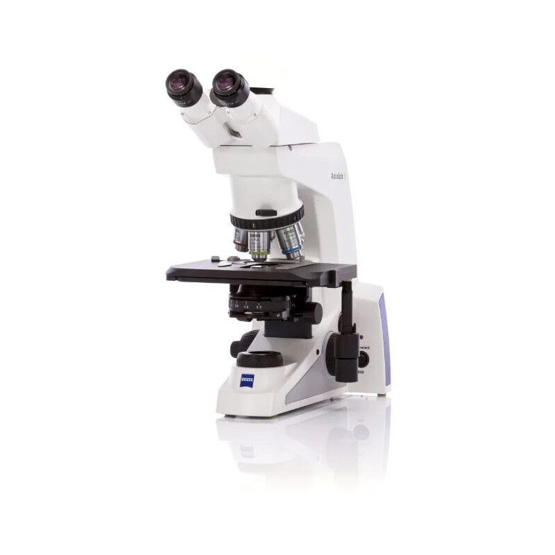 ZEISS Microscópio , Axiolab 5, PH, trino, infinito, plano, 5x, 10x, 40x, 10x/22, Dl, LED, 10W, incl. Adaptador de câmera